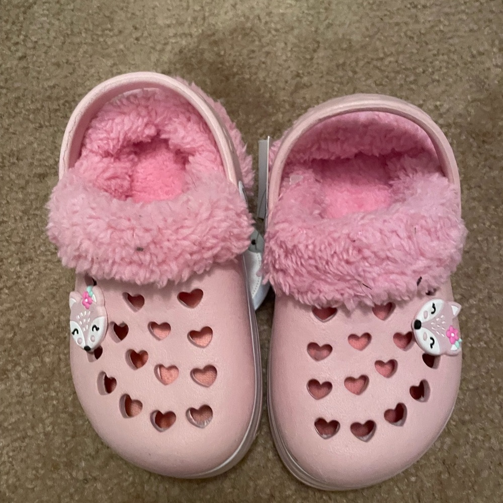 Koala Kids Clogs with Heart Cutouts